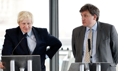 London mayor Boris Johnson and deputy Kit Malthouse.