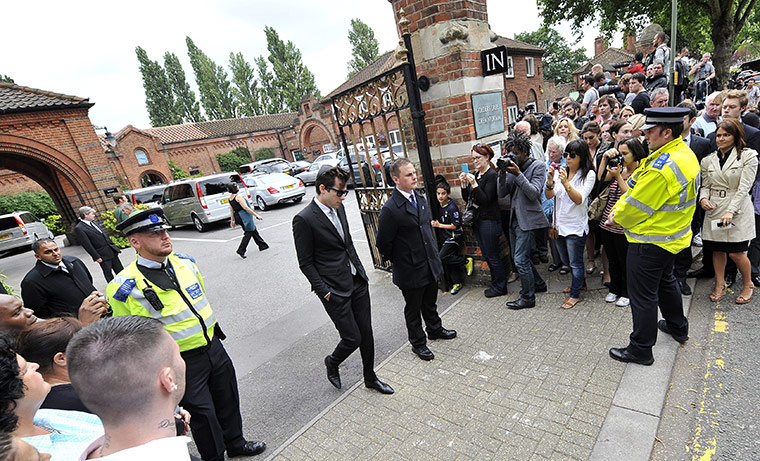 Amy Winehouse funeral: DJ and producer Mark Ronson 