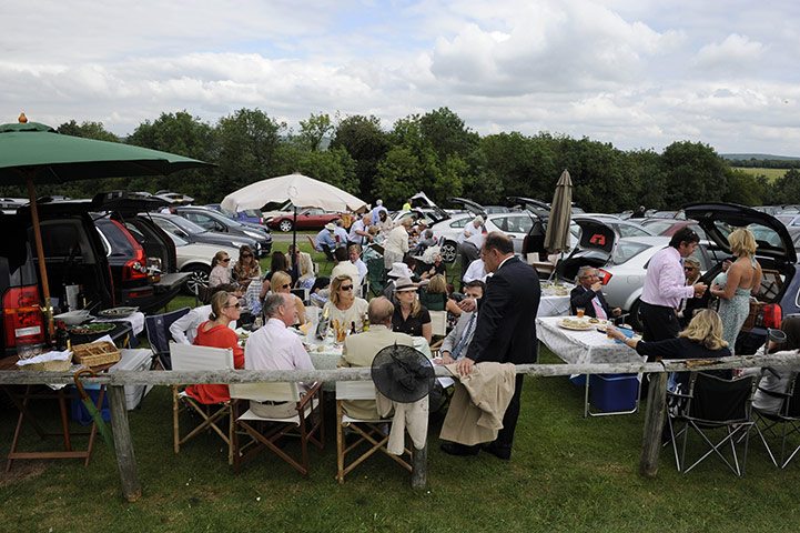 Glorious Goodwood : Sustenance is needed before a big day's racing 