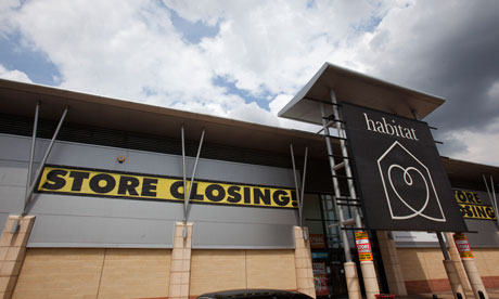 A closing Habitat store in Essex.