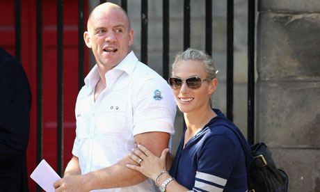 Zara Phillips and Mike Tindall