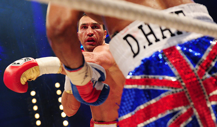 Haye v Klitschko: IBF & WBO champion Wladimir Klitschko hits out at WBA champion David Haye