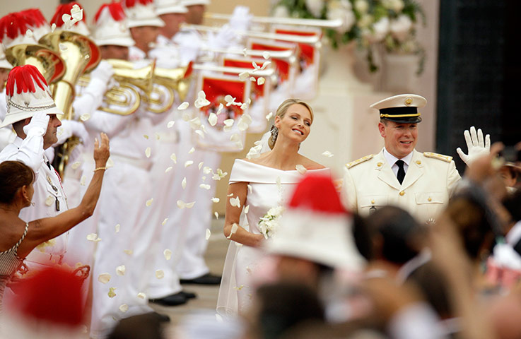 24 hours in pictures: Prince Albert II of Monaco and Princess Charlene of Monaco