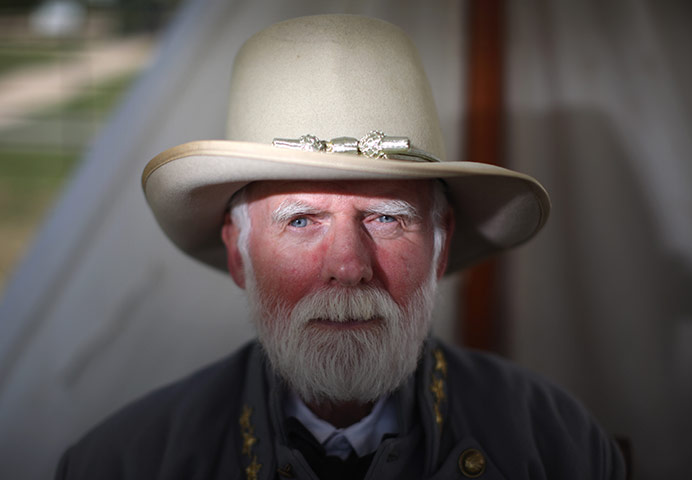 American civil war: American cicil war re-enactment in Yorkshire 