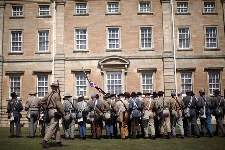 American civil war: American civil war re-enactment in Yorkshire 
