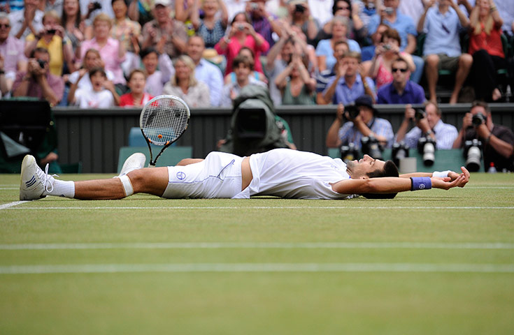 men's final: Wimbledon tennis