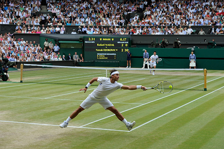 men's final: Wimbledon tennis