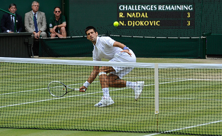 Wimbledon 2011 Novak Djokovic v Rafael Nadal in…