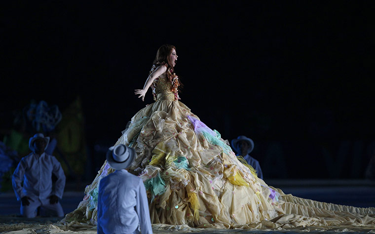 24 Hours: A dancer performs during the opening ceremony of the U20 World Cup