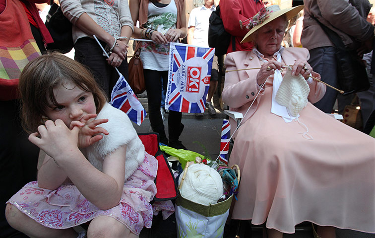 Royal wedding: Generations wait