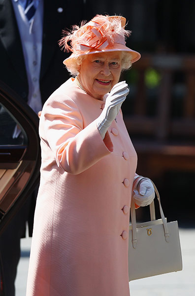 Royal wedding: Queen Elizabeth II