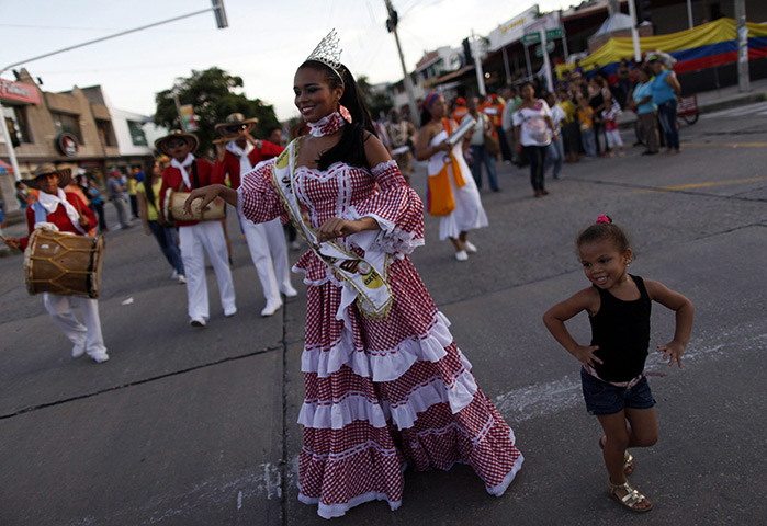 24 hours in pictures: Carnival parade in Barranquilla, Columbia