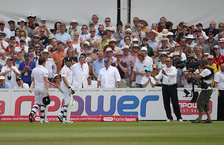 cricket: England v India: 2nd npower Test - Day Three