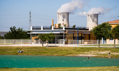Tricastin nuclear power plant in France