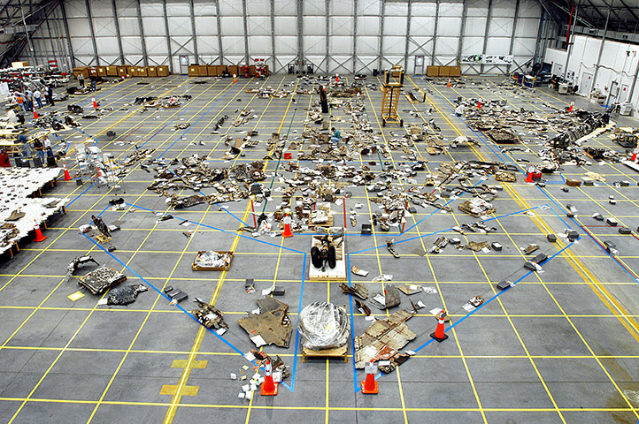 columbia space shuttle disaster dead bodies