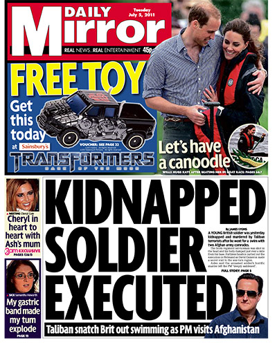 Milly Dowler Hacking: The Mirror 5 July