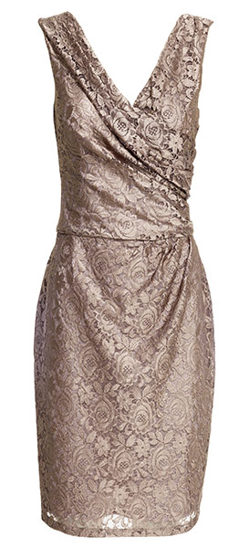 The new prim: Reiss gold dress
