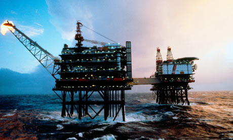 North Sea Oilfields