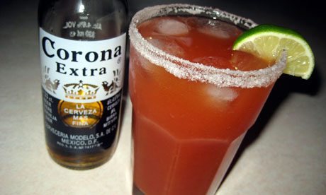 Michelada cocktail