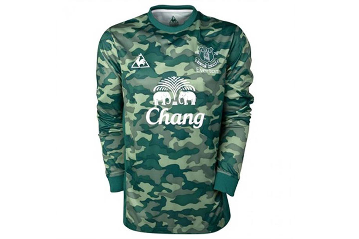 goalie kits: everton top