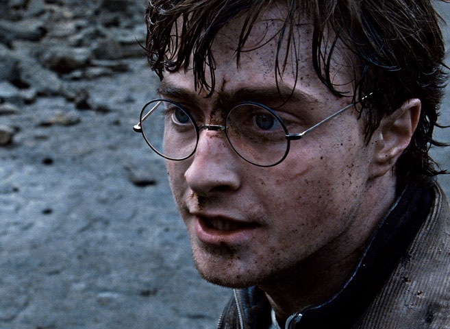 Daniel Radcliffe as Harry Potter in Harry Potter and the Deathly Hallows, Part 2
