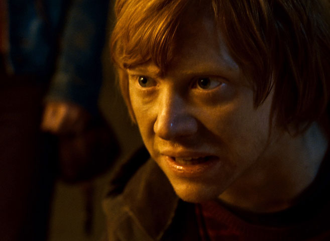 Rupert Grint as Ron Weasley in Harry Potter and the Deathly Hallows, part 2