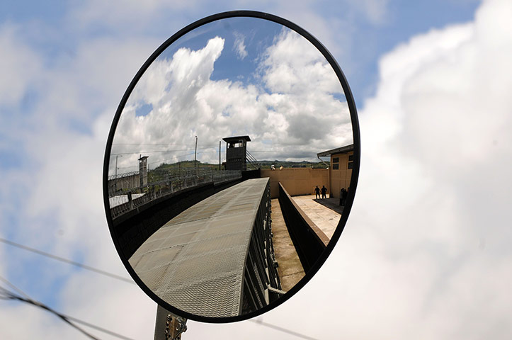 24 hours in pictures: maximum security prison in Tamara, , Honduras