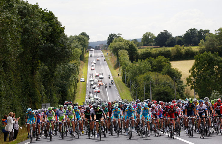 Tour de France Stage 6: The riders have to contend with the hills of Normandy
