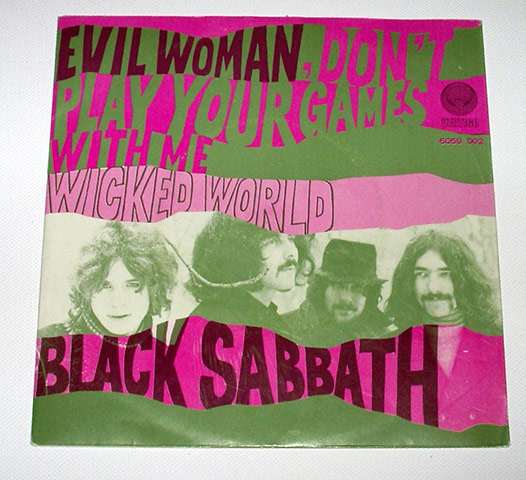 Home of Metal: Black Sabbath record sleeve