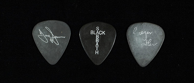 Home of Metal: Black Sabbath plectrums