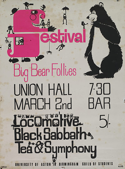 Home of Metal: Vintage poster