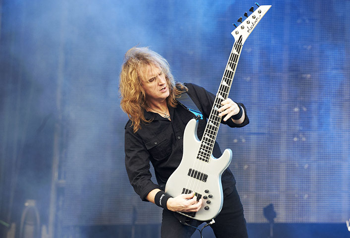 Sonisphere at Knebworth: Sonisphere 2011 - Day 1 Dave Ellefson of Megadeth
