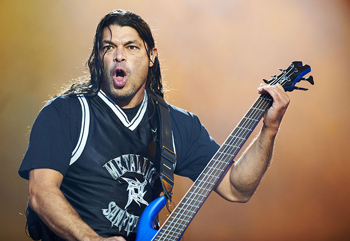 Sonisphere at Knebworth: Robert Trujillo of Metallica Sonisphere 2011 - Day 1