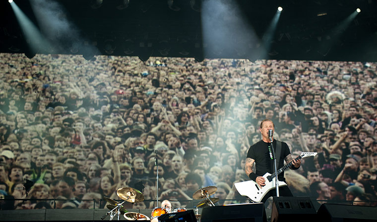 Sonisphere at Knebworth: James Hetfield of Metallica Sonisphere Festival - Day 1