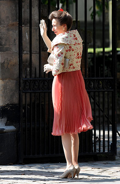 zara phillips wedding: The Princess Royal 