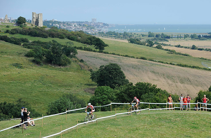 Mountain Biking Test 2012: London Olympic 2012 Test Hadleigh Farm mountain biking