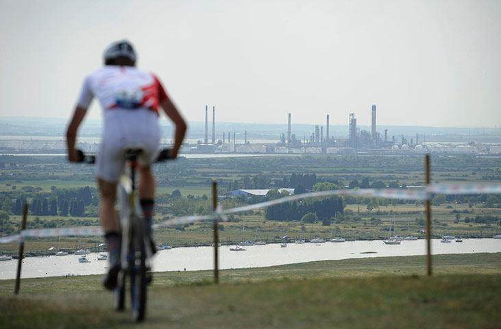 Mountain Biking Test 2012: London Olympic 2012 Test Hadleigh Farm mountain biking
