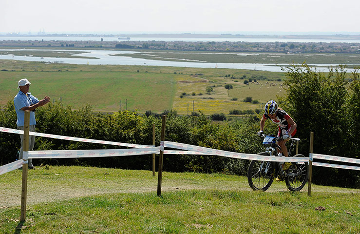 Mountain Biking Test 2012: London Olympic 2012 Test Hadleigh Farm mountain biking