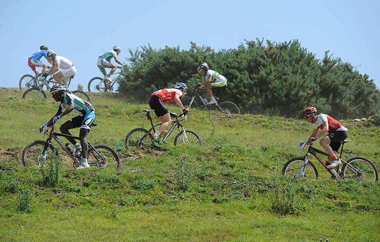 Mountain Biking Test 2012: London Olympic 2012 Test Hadleigh Farm mountain biking