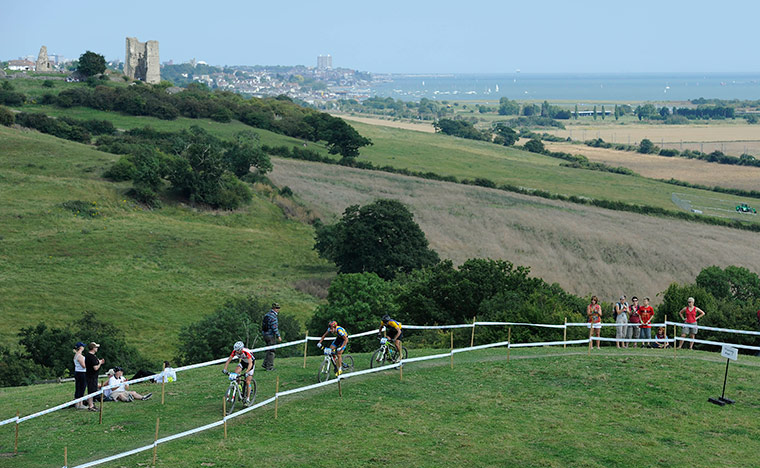 Mountain Biking Test 2012: London Olympic 2012 Test Hadleigh Farm mountain biking
