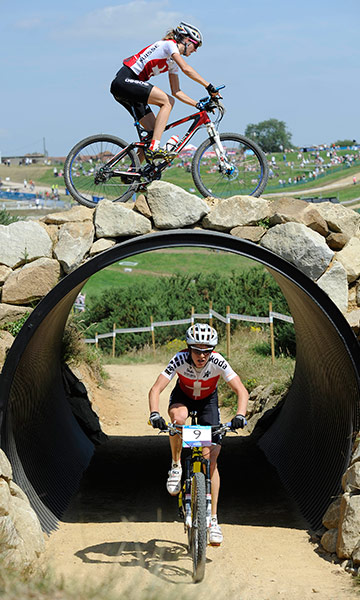 Mountain Biking Test 2012: London Olympic 2012 Test Hadleigh Farm mountain biking