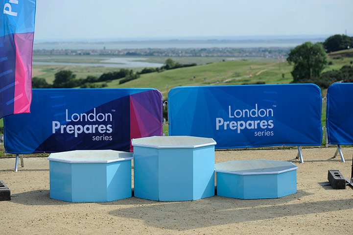 Mountain Biking Test 2012: London Olympic 2012 Test Hadleigh Farm mountain biking