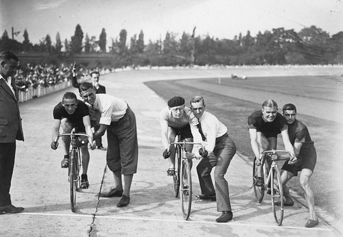 Herne Hill Velodrome: Sprint Cyclists Herne Hill in 1929