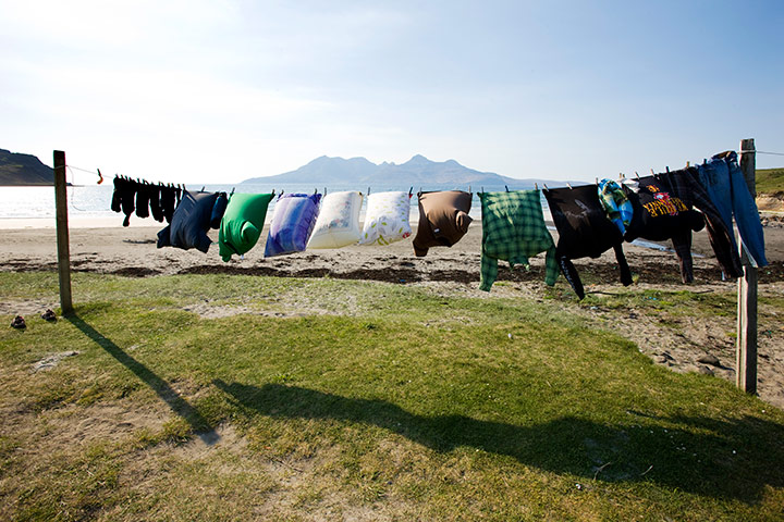 Sarah Boden: washing on the line