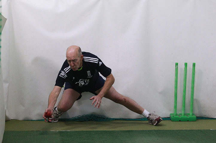 England's young talent: David Hopps pouches one at slip