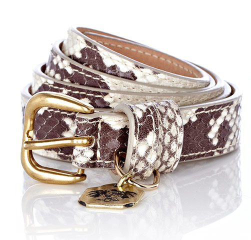Key trends: snakeskin: Belt