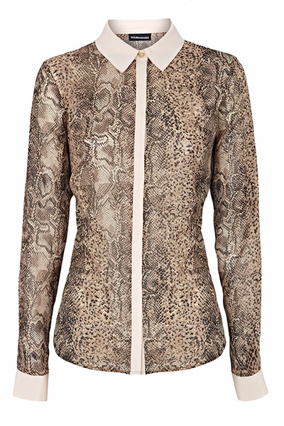 Key trends: snakeskin: Blouse