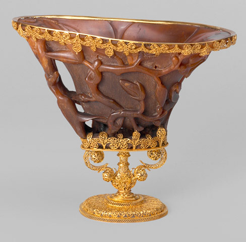 Treasures from Vienna: Treasures from Vienna Drinking Vessel made from Rhinoceros Horn