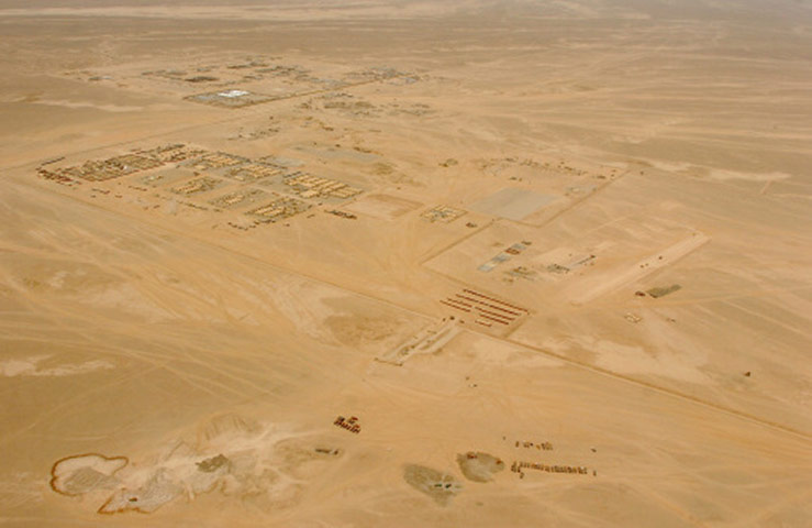 Camp Bastion: An aerial view of Camp Bastion, Afghanistan