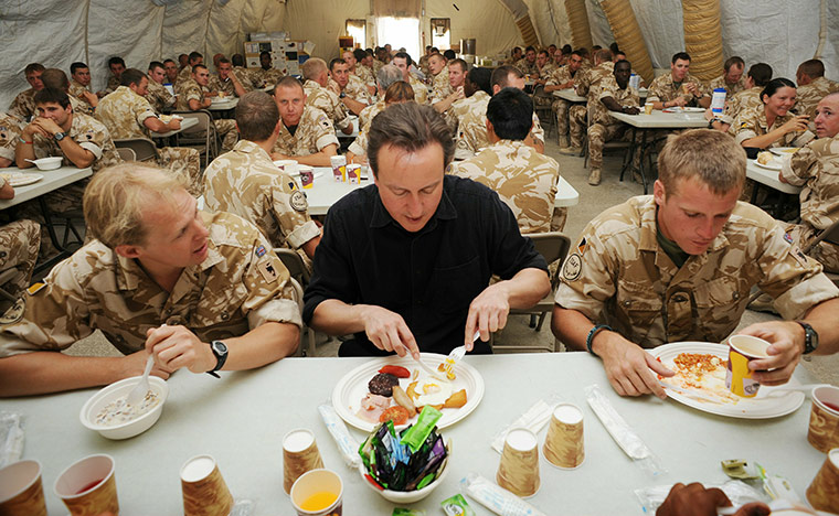 Camp Bastion: David Cameron Visits Afghanistan